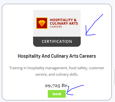 a certification card